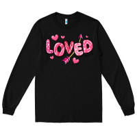 Black loved valentines day Long Sleeve Tee - RanaPortraitStore