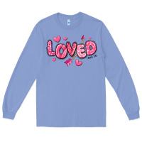 Colony Blue loved valentines day Long Sleeve Tee - RanaPortraitStore
