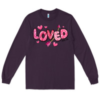 Plum loved valentines day Long Sleeve Tee - RanaPortraitStore