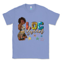 Colony Blue afro woman loc queen Classic Tee - texasbilliewilder