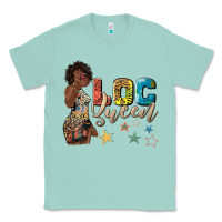 Seafoam afro woman loc queen Classic Tee - texasbilliewilder