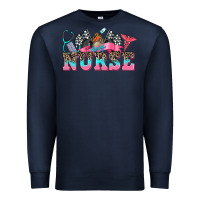 Navy nurse with race and oto equipment Premium Sweatshirt - AdoDesignShop