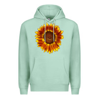 Seafoam tiger eyes sunflower Premium Hoodie - LillyAllenDesigns