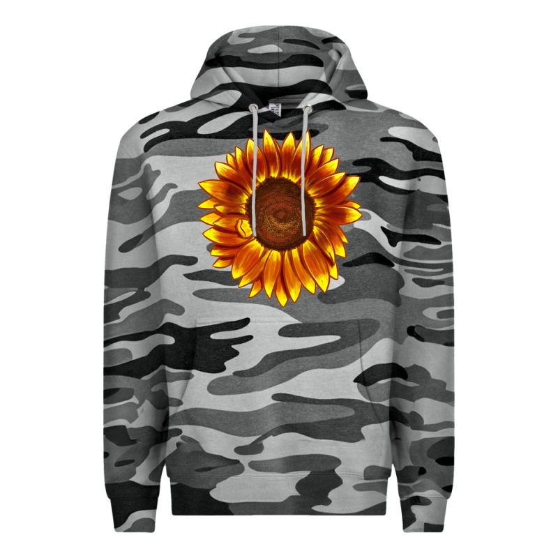 Tiger Eyes Sunflower Premium Hoodie by LillyAllenDesigns | Teevron