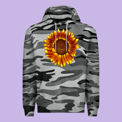Tiger Eyes Sunflower Premium Hoodie Designed By Lillyallendesigns