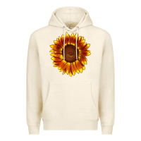 Tofu tiger eyes sunflower Premium Hoodie - LillyAllenDesigns