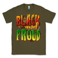 Army Green black and proud Classic Tee - texasbilliewilder