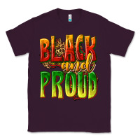 Plum black and proud Classic Tee - texasbilliewilder