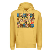 Antique Gold diamonds are a girl's best friend Premium Hoodie - AdoDesignShop