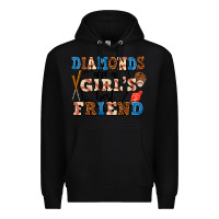 Black diamonds are a girl's best friend Premium Hoodie - AdoDesignShop