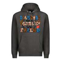 Charcoal Heather diamonds are a girl's best friend Premium Hoodie - AdoDesignShop
