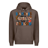 Coffee diamonds are a girl's best friend Premium Hoodie - AdoDesignShop