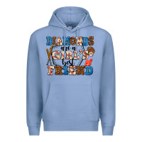 Colony Blue diamonds are a girl's best friend Premium Hoodie - AdoDesignShop