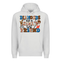Diamonds Are A Girl's Best Friend Premium Hoodie | Teevron