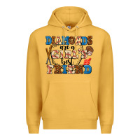 Mustard diamonds are a girl's best friend Premium Hoodie - AdoDesignShop