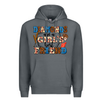 Rock diamonds are a girl's best friend Premium Hoodie - AdoDesignShop