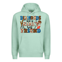 Seafoam diamonds are a girl's best friend Premium Hoodie - AdoDesignShop