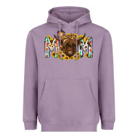 Lavender mom highland cow Heavyweight Hoodie - RacoonDesign