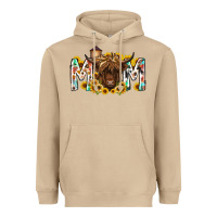 Mushroom mom highland cow Heavyweight Hoodie - RacoonDesign