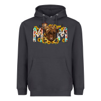 Smoke mom highland cow Heavyweight Hoodie - RacoonDesign
