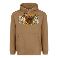 Toasted Coconut mom highland cow Heavyweight Hoodie - RacoonDesign