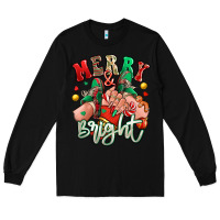 Black merry and bright caucasian girl sneakers Long Sleeve Tee - RanaPortraitStore