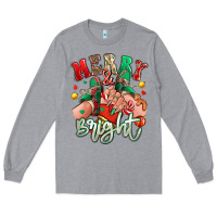 Heather Grey merry and bright caucasian girl sneakers Long Sleeve Tee - RanaPortraitStore