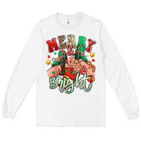 White merry and bright caucasian girl sneakers Long Sleeve Tee - RanaPortraitStore