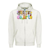 Oatmeal Heather maestra de arte Zipper Hoodie - texasbilliewilder