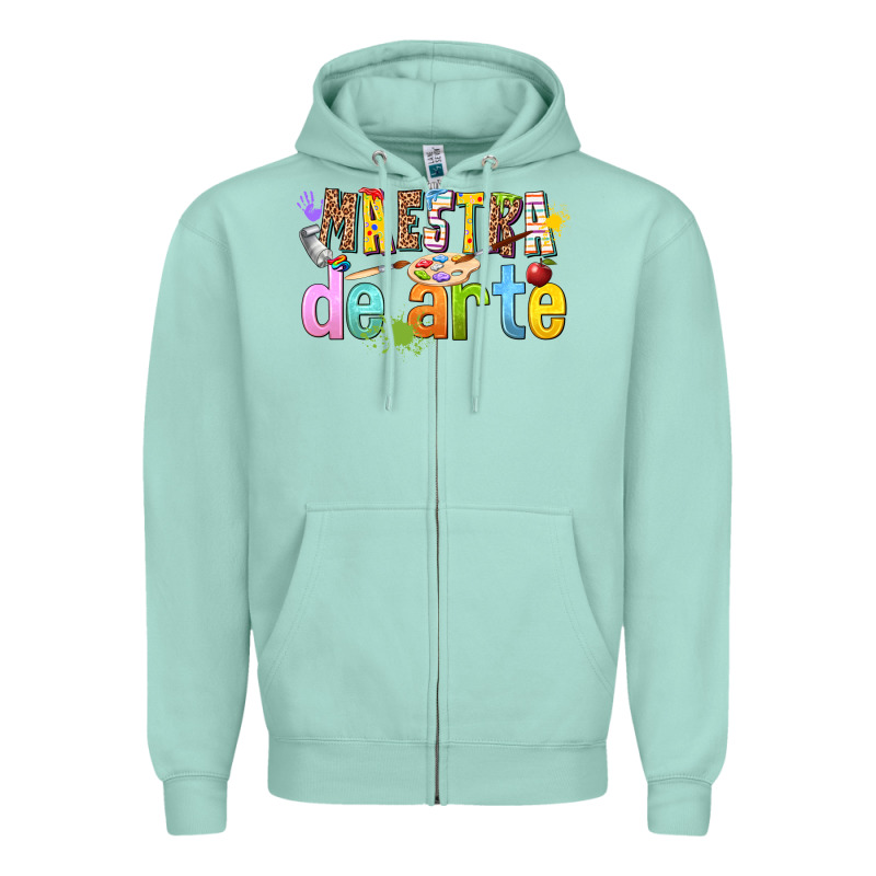 Maestra De Arte Zipper Hoodie by texasbilliewilder | Teevron