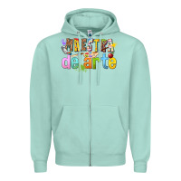 Seafoam maestra de arte Zipper Hoodie - texasbilliewilder