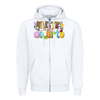 White maestra de arte Zipper Hoodie - texasbilliewilder