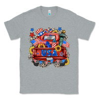 Heather Grey usa truck Classic Tee - Zillion Design Studio