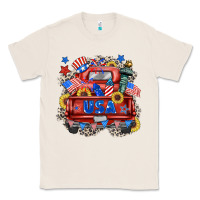 Natural usa truck Classic Tee - Zillion Design Studio