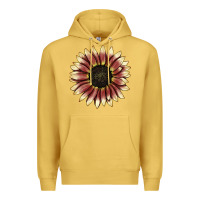 Antique Gold strawberry blonde sunflower Premium Hoodie - LillyAllenDesigns