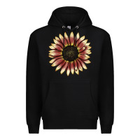 Black strawberry blonde sunflower Premium Hoodie - LillyAllenDesigns