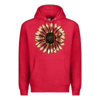 Cardinal strawberry blonde sunflower Premium Hoodie - LillyAllenDesigns