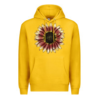 Lemon strawberry blonde sunflower Premium Hoodie - LillyAllenDesigns