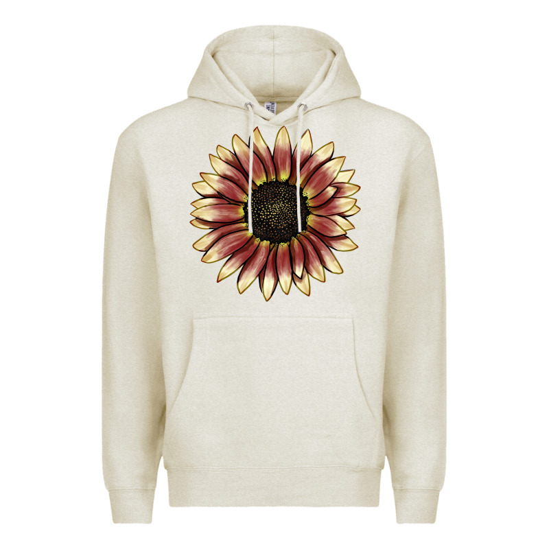 Strawberry Blonde Sunflower Premium Hoodie by LillyAllenDesigns | Teevron
