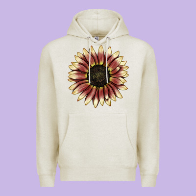 Strawberry Blonde Sunflower Premium Hoodie Designed By Lillyallendesigns