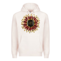 Pale Pink strawberry blonde sunflower Premium Hoodie - LillyAllenDesigns