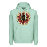 Seafoam strawberry blonde sunflower Premium Hoodie - LillyAllenDesigns