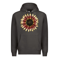 Smoke strawberry blonde sunflower Premium Hoodie - LillyAllenDesigns