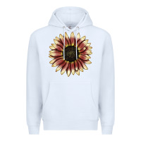 White strawberry blonde sunflower Premium Hoodie - LillyAllenDesigns