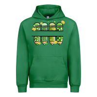 Emerald patricks day pencils Urban Hoodie - MaliasSmallBusiness