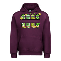 Mauve Wine patricks day pencils Urban Hoodie - MaliasSmallBusiness