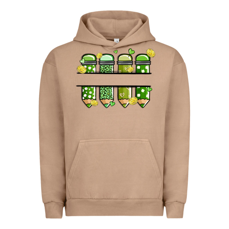 Patricks Day Pencils Urban Hoodie by MaliasSmallBusiness | Teevron