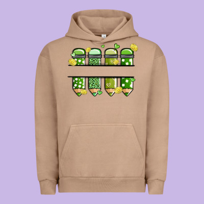 Patricks Day Pencils Urban Hoodie Designed By Maliassmallbusiness