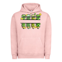 Pigment Salmon patricks day pencils Urban Hoodie - MaliasSmallBusiness