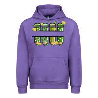 Tulip patricks day pencils Urban Hoodie - MaliasSmallBusiness